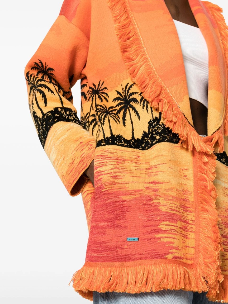 Affordable sunset-print Alanui Keralda cardigan Women 0414